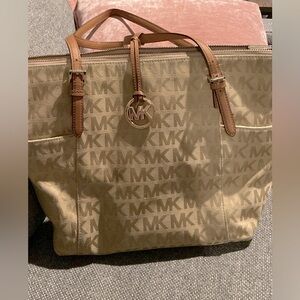 Michael Kors Tan Tote Bag